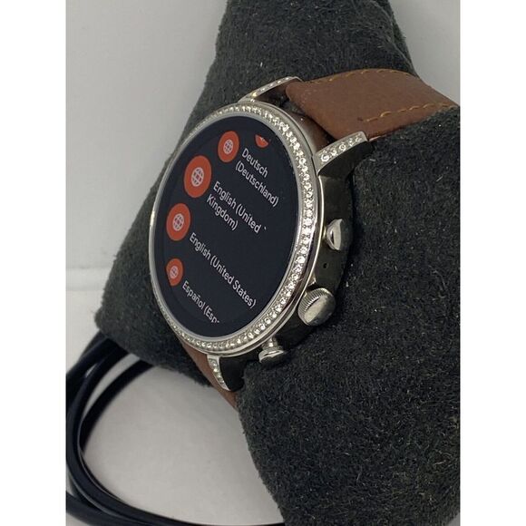 Fossil Gen 4 Authentic Digital Dial Smart Watch Custom Band FTW6013 AB532 - Picture 4 of 10